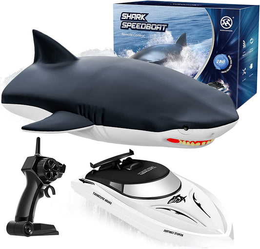 Remote Control Shark Toys RC Boats Pool Toys