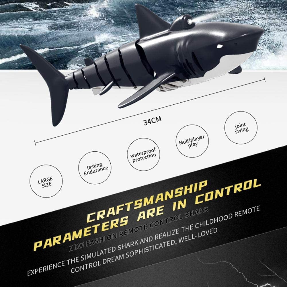2.4G Remote Control Shark Toy for Swimming Pool Bathroom