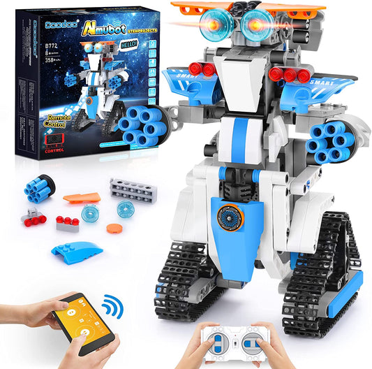 STEM Projects Remote APP Controlled Robot Building Kit-358 Pieces