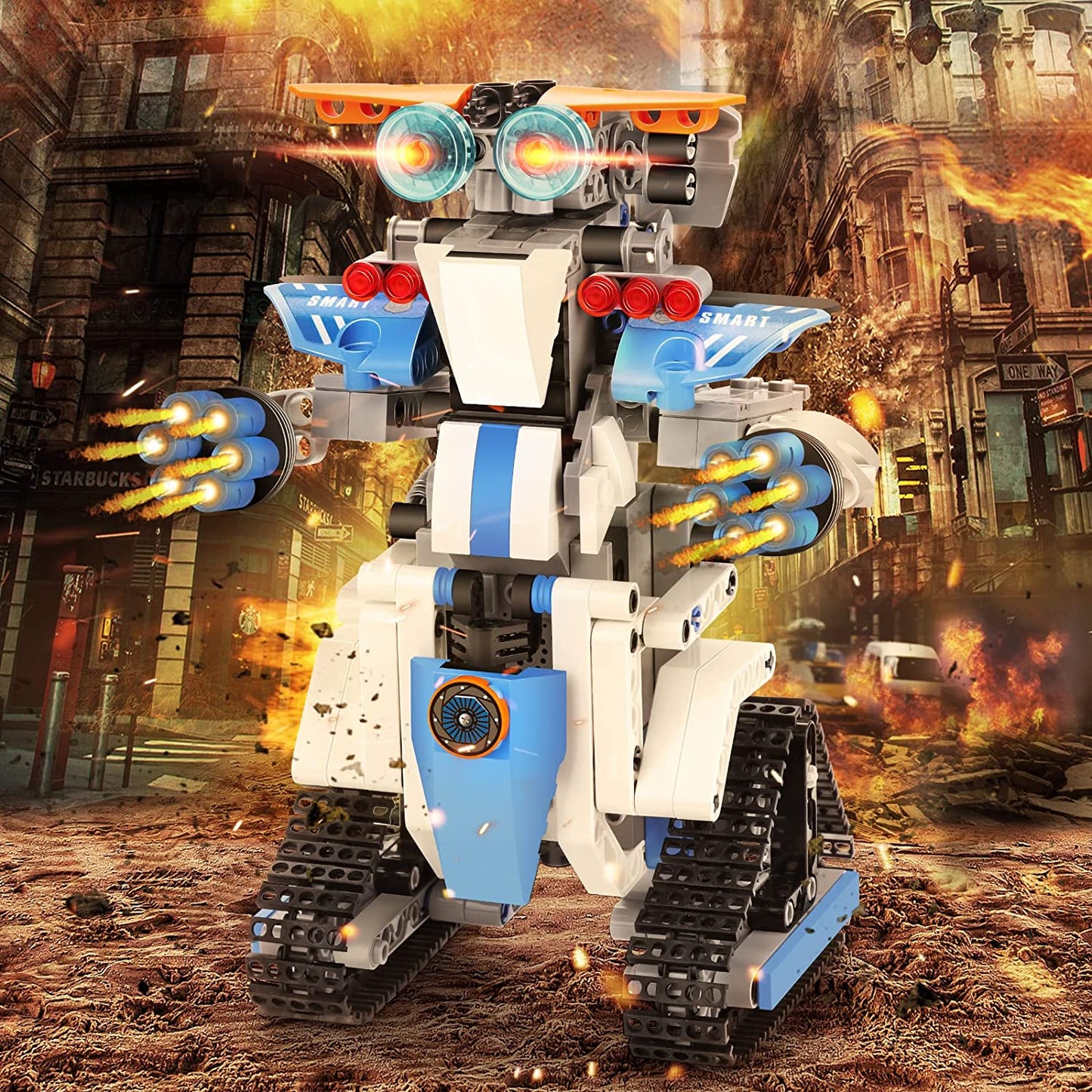 STEM Projects Remote APP Controlled Robot Building Kit-358 Pieces